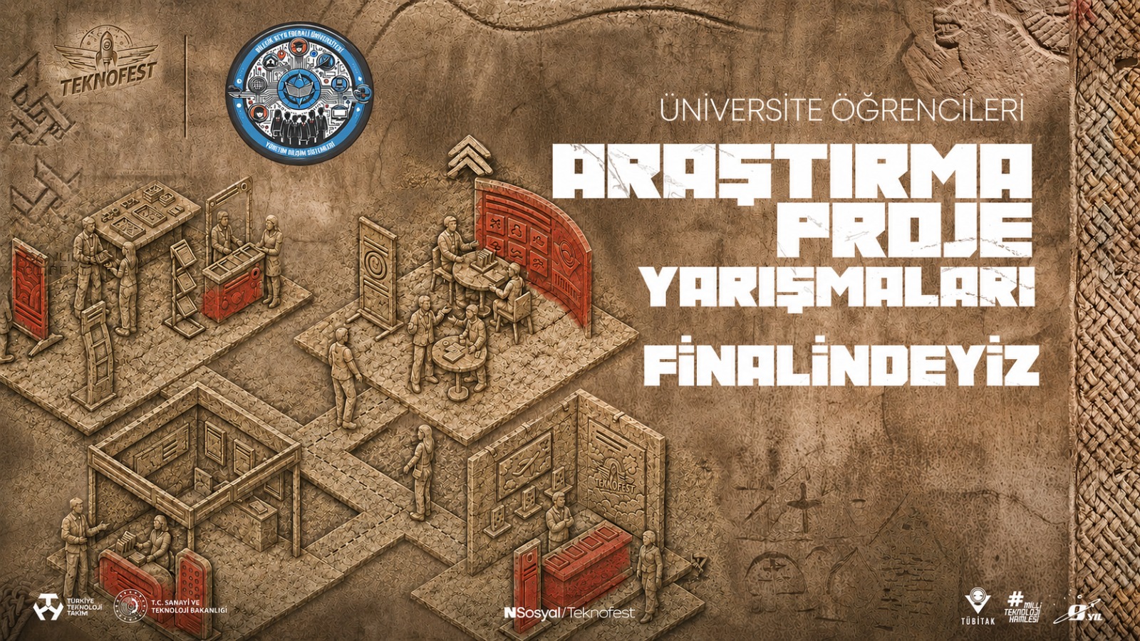 Yönetim Bilişim Sistemleri öğrencilerinin yer aldığı TEKNOFEST 2026 Projesi Türkiye Finalinde